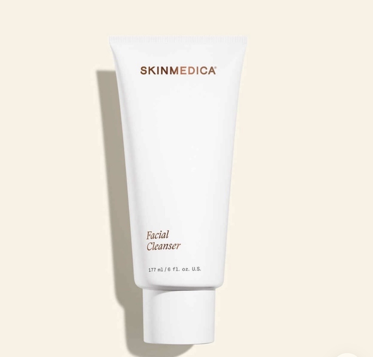 SkinMedica Facial Cleanser, 177 mL daily foaming cleanser in a white tube, available at TK Beauté in Livermore, CA